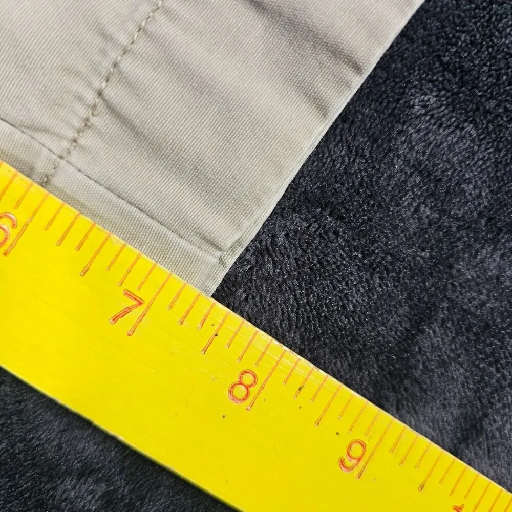 Eddie Bauer Cargo Shorts Women's 14 Beige Outdoors Hiking 100% Cotton - Picture 4 of 6